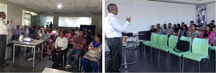 Workplace Ergonomics workshop at HSBC Hyderabad, Pain Management