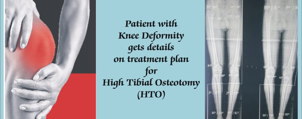 High Tibial Osteotomy, Bilateral Posterior Condyle Deformity, Orthopedic Surgeon in India